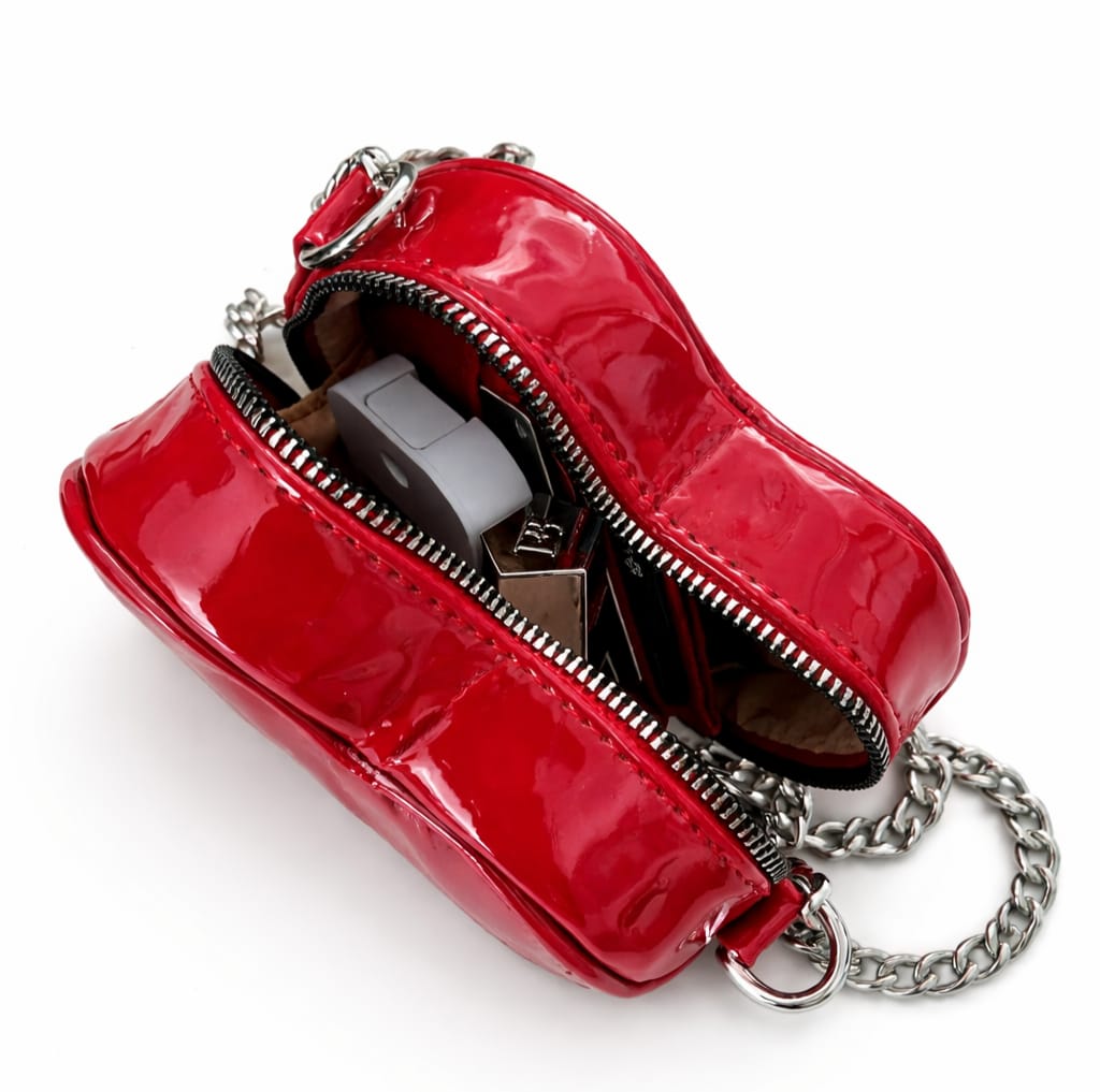 Glossy crush bag